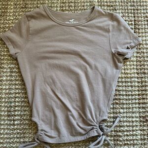 Hollister Women's Short Sleeve Tan Tee